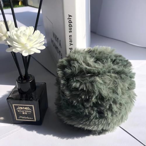 Namzi Grüner Garnknäuel, Acryl-Dacron-Mischung, grobes Fell inspiriertes Garn zum Stricken, Häkeln, Basteln, DIY-Geschenke, Premium-Qualität Namzi Grüner Garnknäuel, Acryl-Dacron-Mischung, grobes Fell inspiriertes Garn zum Stricken, Häkeln, Basteln, DIY-Geschenke, Premium-Qualität von Namzi
