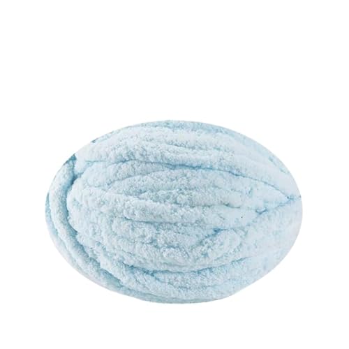 Namzi Hellblauer, super grober Eiswoll-Garnknäuel, 1 Stück, 250 g, zum Stricken, Häkeln, gemütliches Bastelgarn für Überwurf, Kissen von Namzi