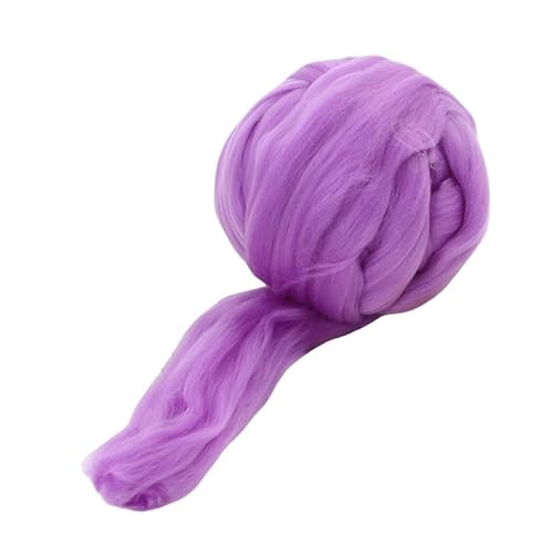 Namzi Hellviolettes Garn, 1 Rolle zum Stricken, Häkeln, ideal für Heimdecken, Teppiche, Haustiermatten, weiches, strapazierfähiges Strickmaterial Namzi Hellviolettes Garn, 1 Rolle zum Stricken, Häkeln, ideal für Heimdecken, Teppiche, Haustiermatten, weiches, strapazierfähiges Strickmaterial von Namzi