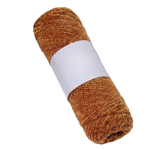 Namzi Karamellfarbenes Garn, 75 g, zum Stricken und Häkeln, ideal für Heimdecken, Teppiche, Haustiermatten, glatt, praktisch von Namzi