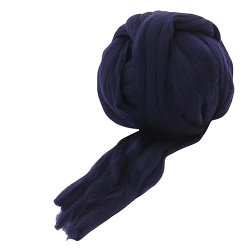 Namzi Marineblaues Garn, 1 Rolle zum Stricken, Häkeln, ideal für Heimdecken, Teppiche, Haustiermatten, weiches, strapazierfähiges Strickmaterial Namzi Marineblaues Garn, 1 Rolle zum Stricken, Häkeln, ideal für Heimdecken, Teppiche, Haustiermatten, weiches, strapazierfähiges Strickmaterial von Namzi