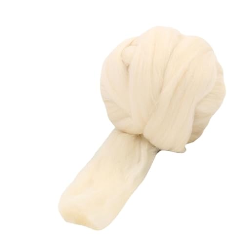Namzi Milchweißes Garn, 1 Rolle zum Stricken, Häkeln, ideal für Heimdecken, Teppiche, Haustiermatten, weiches, strapazierfähiges Strickmaterial Namzi Milchweißes Garn, 1 Rolle zum Stricken, Häkeln, ideal für Heimdecken, Teppiche, Haustiermatten, weiches, strapazierfähiges Strickmaterial von Namzi