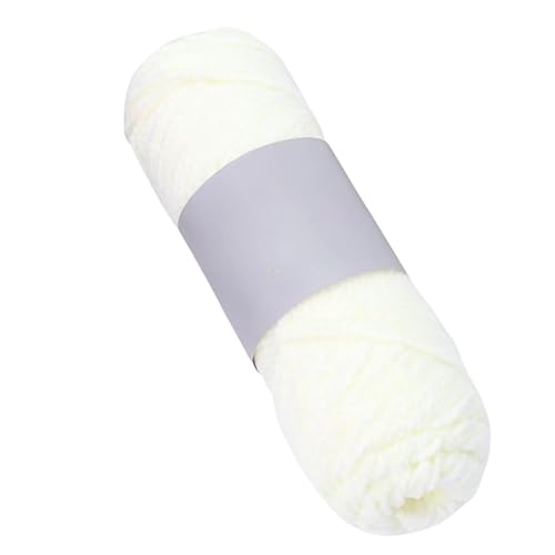 Namzi Milchweißes Garn, 300 g, zum Stricken, Häkeln, ideal für Heimdecken, Teppiche, Haustiermatten, glatt, praktisch von Namzi