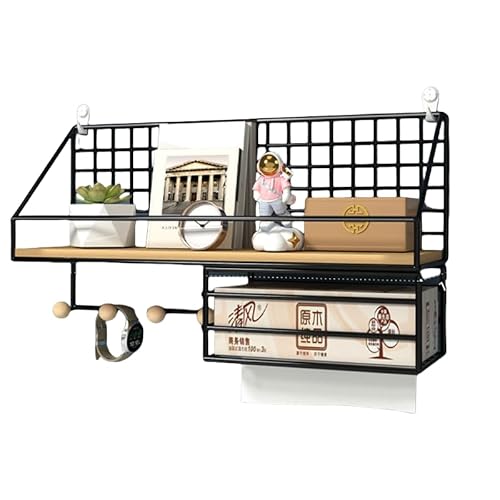 Namzi Nagelbrett-Set, Metallhalterung, Wand-Organizer, Büro, Garage, Werkbank, Ablagetablett (Schwarz, Stil 3) von Namzi