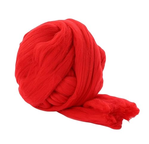 Namzi Rotes Garn, 1 Rolle zum Stricken, Häkeln, ideal für Heimdecken, Teppiche, Haustiermatten, weiches, strapazierfähiges Strickmaterial von Namzi