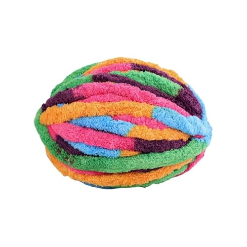 Namzi Super Chunky Eiswolle, Garnknäuel, Grün, Blau, Rosa, Gelb, 1 Stück, 250 g, zum Stricken, Häkeln, gemütliches Bastelgarn für Überwurf, Kissen von Namzi