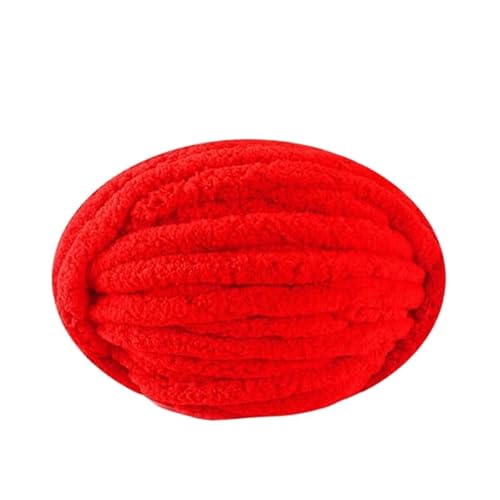 Namzi Super Chunky Eiswolle, Rot, 1 Stück, 250 g, zum Stricken, Häkeln, gemütliches Bastelgarn für Überwurf, Kissen von Namzi