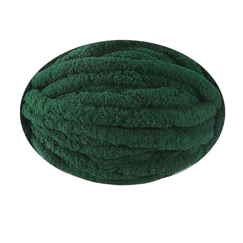 Namzi Super Chunky Eiswolle, dunkelgrün, 1 Stück, 250 g, zum Stricken und Häkeln, gemütliches Bastelgarn für Überwurf, Kissen von Namzi