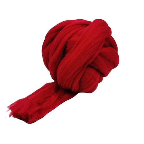 Namzi Weinrotes Garn, 1 Rolle zum Stricken, Häkeln, ideal für Heimdecken, Teppiche, Haustiermatten, weiches, strapazierfähiges Strickmaterial Namzi Weinrotes Garn, 1 Rolle zum Stricken, Häkeln, ideal für Heimdecken, Teppiche, Haustiermatten, weiches, strapazierfähiges Strickmaterial von Namzi