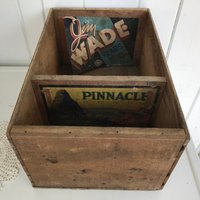 Vintage Box Pflanzgefäß Wandregal Lagerung Primitive Wohnkultur Stapelbare Fächer von NanAndPopsAttic