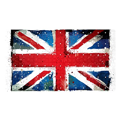 Badewannen-Antirutschmatte Baby Badewannenmatte Anti-Rutsch mit Saugnäpfen Britische Union Jack Badezimmer Badewannen Massage Duschmatte von Nananma