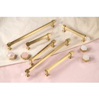 Crystal Brass Knäufe Und Griffe/Messing Kristall Schublade Custom Gravierte Schrank Pulls Garderobe Pull Büros Knob Restaurant Knobs von NancyHardware