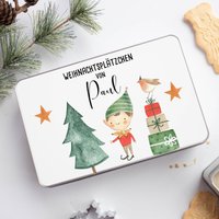 Personalisierte Keksdose Weihnachten, Dose Für Weihnachtsplätzchen, Geschenkidee Weihnachtsgeschenk Personalisierte Keksdose Weihnachten, Dose Für Weihnachtsplätzchen, Geschenkidee Weihnachtsgeschenk von NaniluDesign