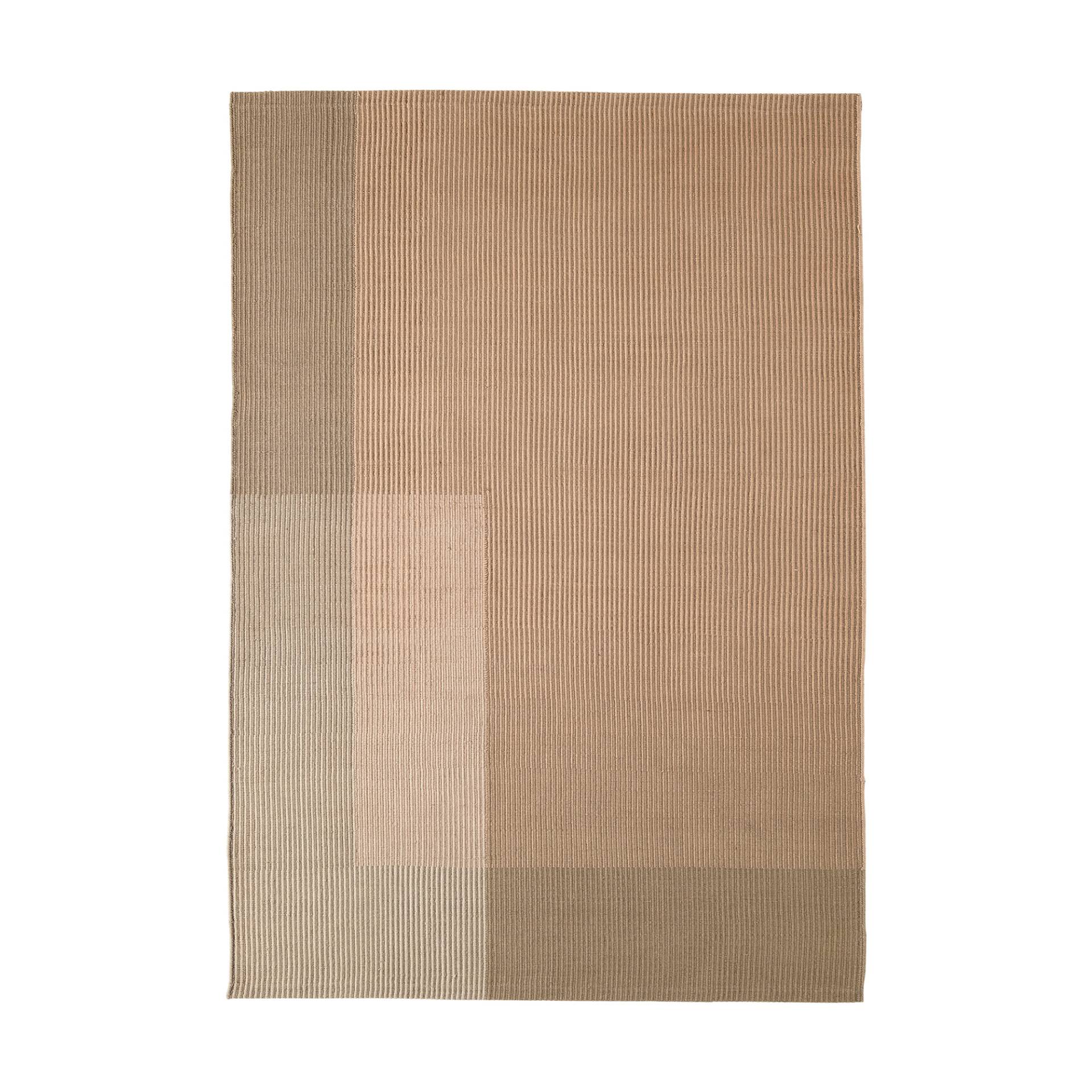 Nanimarquina - Haze 4 Wollteppich 170x240cm - beige/taupe/58.900 Fäden/m2/LxBxH 240x170x0.5cm/50% neuseeländische Wolle/50% italienische Wolle von Nanimarquina