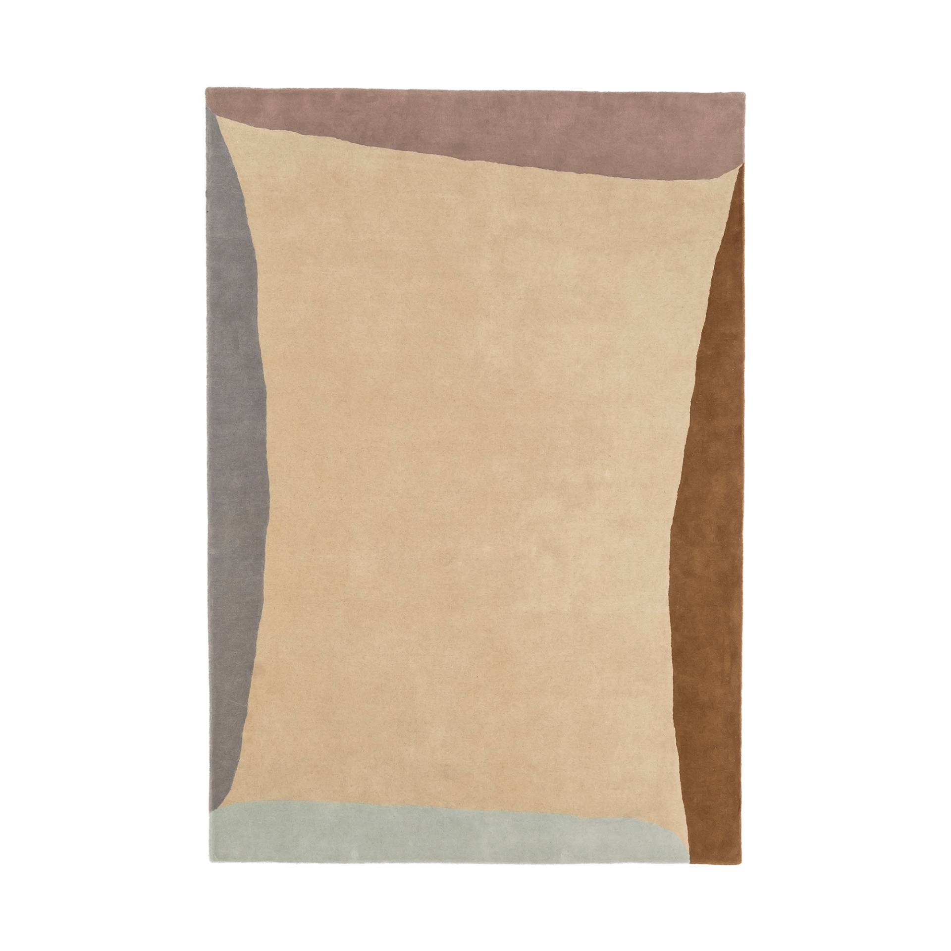 Nanimarquina - Tones 2 Tufting Teppich 170x240cm - beige/braun/blau/grau/handgetuftet/Dichte 56.000 Knoten/m2/H 1,4cm/Gewicht 4,2kg/m2 von Nanimarquina