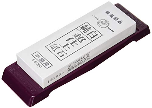 Naniwa Abrasive Mfg if-0001 Pure White Ultra Fine Finishing Schleifstein mit einer Base if-1001 # 8000 (Japan Import) von ナニワ研磨工業