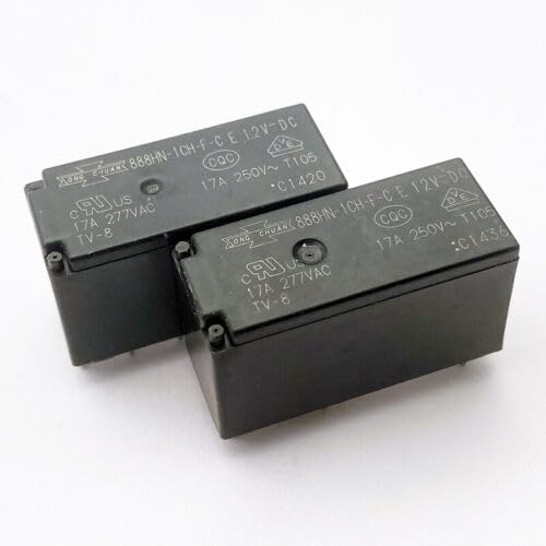 2 Stück 888HN-1CH-F-C 507HN-1CH-F-C 12 V DC 17 A Automobil-Relais 8 Pins 2 Stück 888HN-1CH-F-C 507HN-1CH-F-C 12 V DC 17 A Automobil-Relais 8 Pins von Nanjefly