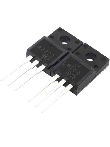 20 Stück 2SA2222 2SC6144 TO-220F 10 Paar 10 Stück A2222 + 10 Stück C6144 TO-220 von Nanjefly