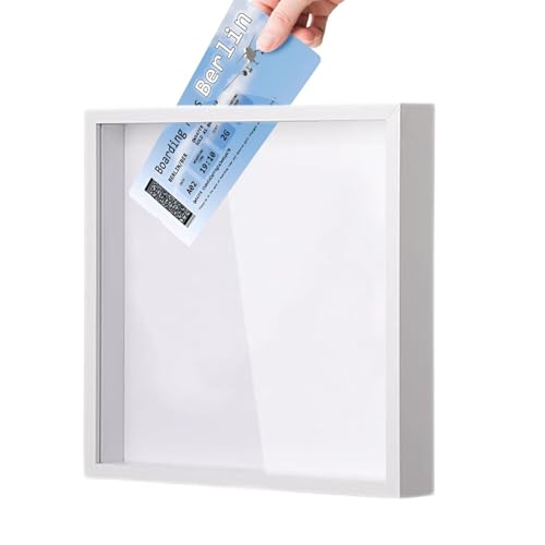 Nankoyal Abenteuer-Archivbox, Reise-Andenkenbox,Kleine Erinnerungsbox Toplader-Box | Reiseticket-Box, Reise-Sammelbox, Top-Loading-Schatten-Andenken-Reisebox für Postkarten, Reisefotos von Nankoyal