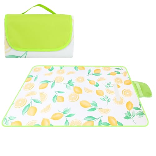 Nankoyal Camping Matte | Outdoor-Decke - Faltbare Picknickdecke Mit Tragergriff 198x198 cm Für Garten Pool Balkon Terrasse Camping Sport Entspannung von Nankoyal