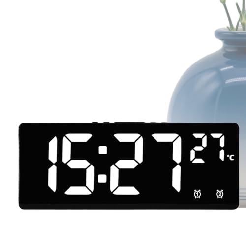 Nankoyal Digitaler Wecker,LED Wecker Für Tiefschläger - Coole Gadgets als Uhr und Schlafhilfe für Tisch Studentenzimmer Schlafzimmer Nachttisch Erwachsene Kinder Schwereschläfer Schreibtisch von Nankoyal