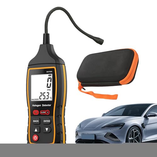 Nankoyal Halogen Lecksucher - Präzises Halogen-Spürgerät Zur Leckageortung | Tragbarer Monitor Mit Feinfühligem Sensor Für Kfz Und Haushalt von Nankoyal