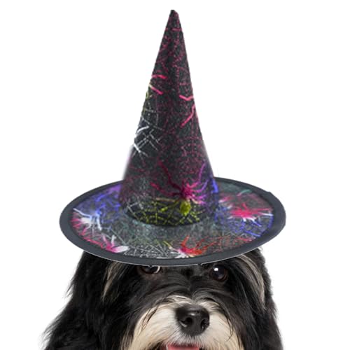 Nankoyal Katzen-Halloween-Hut | Hexen-Halloween-Kostüme für Hunde – Netz-Kopfbedeckung mit verstellbarem Riemen, Urlaubsmotiv, Cosplay, für Thanksgiving, Outdoor-Party Nankoyal Katzen-Halloween-Hut | Hexen-Halloween-Kostüme für Hunde – Netz-Kopfbedeckung mit verstellbarem Riemen, Urlaubsmotiv, Cosplay, für Thanksgiving, Outdoor-Party von Nankoyal