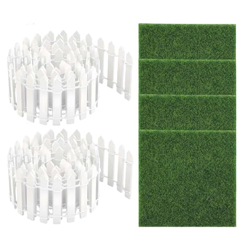 Nankoyal Miniaturzaun – 89,9 cm Lattenzaun, Holzplatte mit 4-teiligem Kunstrasen, dekoratives Handwerk für Zuhause, Outdoor, Spielset, Mädchen, , Kinder Nankoyal Miniaturzaun – 89,9 cm Lattenzaun, Holzplatte mit 4-teiligem Kunstrasen, dekoratives Handwerk für Zuhause, Outdoor, Spielset, Mädchen, , Kinder von Nankoyal
