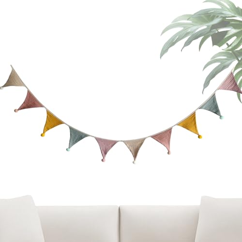 Nankoyal Pennant Banner - 9 Ft Baumwollgirlande Dekoration,Lustige Bunte Girlande Deko Für Schule Klassenzimmer Baby Shower Geburtstagsparty Raum Kinderzimmer - Deko Für Baby Shower Kinderzimmer Nankoyal Pennant Banner - 9 Ft Baumwollgirlande Dekoration,Lustige Bunte Girlande Deko Für Schule Klassenzimmer Baby Shower Geburtstagsparty Raum Kinderzimmer - Deko Für Baby Shower Kinderzimmer von Nankoyal