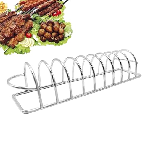 Nankoyal Rib Rack | Extra langes Edelstahl-Rippengestell | Antihaft-Kochwerkzeug spülmaschinenfest Zubehör für Luftfritteuse Hinterhof Garten Terrasse Rasen Picknick Camping Outdoor Nankoyal Rib Rack | Extra langes Edelstahl-Rippengestell | Antihaft-Kochwerkzeug spülmaschinenfest Zubehör für Luftfritteuse Hinterhof Garten Terrasse Rasen Picknick Camping Outdoor von Nankoyal