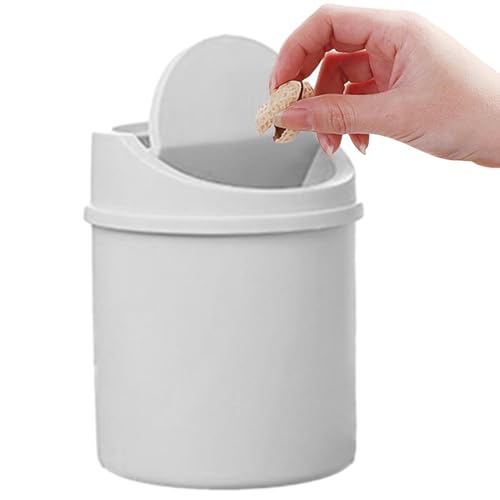 Nankoyal Schreibtisch Abfalleimer Mini | Tisch Mülleimer Mit Kippdeckel | Geruchsdichter Abfalleimer Für Schlafzimmer Kinderzimmer Wohnheim Bad Nankoyal Schreibtisch Abfalleimer Mini | Tisch Mülleimer Mit Kippdeckel | Geruchsdichter Abfalleimer Für Schlafzimmer Kinderzimmer Wohnheim Bad von Nankoyal
