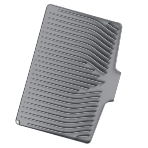 Nankoyal Silikon Ablaufmatte, Geschirr Trockenmatte, Wärmeisolierender Rutschfester Arbeitsschutz Für Küche Wohnzimmer Bad Spüle Kühlschrank Möbel Nankoyal Silikon Ablaufmatte, Geschirr Trockenmatte, Wärmeisolierender Rutschfester Arbeitsschutz Für Küche Wohnzimmer Bad Spüle Kühlschrank Möbel von Nankoyal