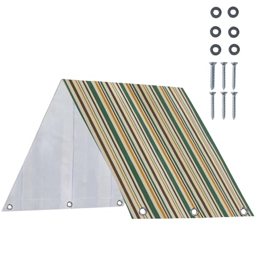 Nankoyal Überdachungen Für Schaukelset,Wasserdicht 109x229 cm Markisenplane | Überdachung Für Draußen Garten Angelhaus Camping von Nankoyal