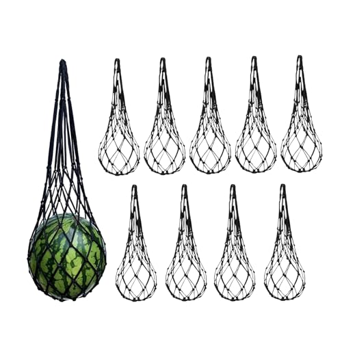 Nankoyal Wassermelonen-Hängematte | 10-teilige Obsthängematte Kürbisnetz für Rankgitter Anbau - Vertikales Anzuchtsacknetz für Garten Hof Landwirtschaft Obst Kürbis Cantaloupe Gurke Nankoyal Wassermelonen-Hängematte | 10-teilige Obsthängematte Kürbisnetz für Rankgitter Anbau - Vertikales Anzuchtsacknetz für Garten Hof Landwirtschaft Obst Kürbis Cantaloupe Gurke von Nankoyal