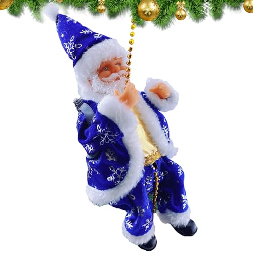 Nankoyal Weihnachtsbaumschmuck, Elektrische Perlenschnecke Kletternder Weihnachtsmann, Weißbart-Alter-Mann Für Einkaufszentrum Kindergarten Streich Dekoration Inneneinrichtung Haustür Nankoyal Weihnachtsbaumschmuck, Elektrische Perlenschnecke Kletternder Weihnachtsmann, Weißbart-Alter-Mann Für Einkaufszentrum Kindergarten Streich Dekoration Inneneinrichtung Haustür von Nankoyal