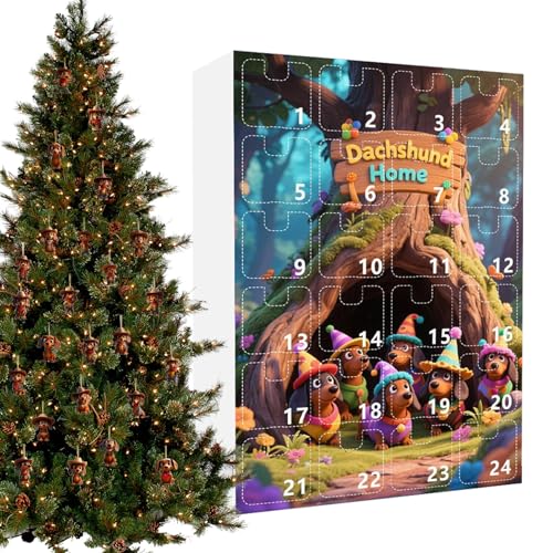 Nanmiyan 2025 Weihnachts Countdown Kalender - 24 Tage Countdown Bis Weihnachten Dackel Kalender,Acryl 2D Saisonale Szene Requisiten Für Familie Jugendliche Erwachsene Freunde,Für Wohnzimmer Kamin Baum Nanmiyan 2025 Weihnachts Countdown Kalender - 24 Tage Countdown Bis Weihnachten Dackel Kalender,Acryl 2D Saisonale Szene Requisiten Für Familie Jugendliche Erwachsene Freunde,Für Wohnzimmer Kamin Baum von Nanmiyan
