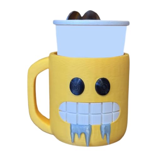 Nanmiyan Eisbecher,Lächeln Design Eiscreme Schüssel | 3D Gedruckter Dessertbehälter Wiederverwendbar Mit Löffeln Für Erwachsene Zuhause Feiern Bei Picknick Reise Arbeitsplatz Nanmiyan Eisbecher,Lächeln Design Eiscreme Schüssel | 3D Gedruckter Dessertbehälter Wiederverwendbar Mit Löffeln Für Erwachsene Zuhause Feiern Bei Picknick Reise Arbeitsplatz von Nanmiyan