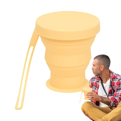 Nanmiyan Faltbarer Reisebecher - Faltbarer Trinkbecher Tragbar Mit 200ml Fassungsvermögen,Wiederverwendbare Thermo Tasse Für Heiße Und Kalte Getränke Für Picknick Angeln Outdoor Camping Studio Nanmiyan Faltbarer Reisebecher - Faltbarer Trinkbecher Tragbar Mit 200ml Fassungsvermögen,Wiederverwendbare Thermo Tasse Für Heiße Und Kalte Getränke Für Picknick Angeln Outdoor Camping Studio von Nanmiyan