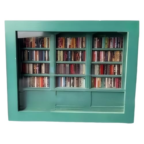 Nanmiyan Miniatur BücherDeko, Kleines Bücherboard Fidget Deko, Beruhigender Begleiter Wohnaccessoire Holz Deko für Schreibtisch Nachttisch Arbeitszimmer von Nanmiyan