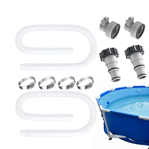Nanmiyan Poolpumpe Ersatzschlauch - Ersatzschlauch Für Schwimmbecken - Robustes Reparaturzubehör 38mm Rohr Für Wasserkreislauf Und Wartung von Nanmiyan