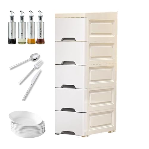 Nanmiyan Stauraum Für Kleine Räume,Stehschrank Mit Rollen Platzsparend Für Kleine Räume - Großer Organizer Turm Mit Stauraum Für Wohnheim Hotel Wohnung Restaurant Mietzimmer Nanmiyan Stauraum Für Kleine Räume,Stehschrank Mit Rollen Platzsparend Für Kleine Räume - Großer Organizer Turm Mit Stauraum Für Wohnheim Hotel Wohnung Restaurant Mietzimmer von Nanmiyan