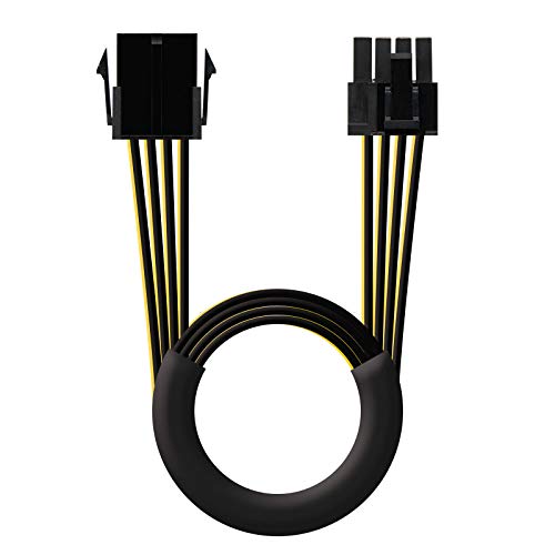 Nano-Kabel 10.19.1202 - Netzkabel für PCI-E-Grafikkarte, Molex 8polig/H-PCI-E, Molex 6 2polig/M, 50 cms von Nano Cable