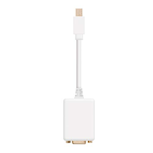 Nanocable 10.16.0202-W - Mini DisplayPort zu SVGA Konverter, mDP/M-SVGA/H, männlich-weiblich, Weiß, 15 cms von Nano Cable