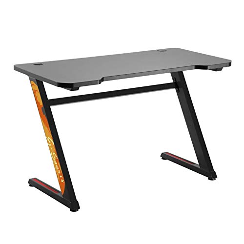 NanoRS RS120 Computertisch Gamingtisch Ergonomischer Gaming Schreibtisch mit Kabelmanagementsystem 120 x 60 cm bis 50kg von NanoRS