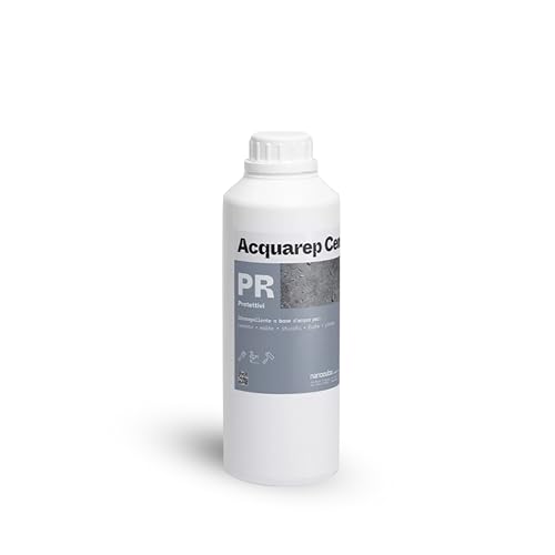 Nanocubo Acquarep Cem 1 l, wasserabweisend, Zement, Natur- und Kunststein, Wasserbasis, schützt poröse Oberflächen: Stuck, Zementfugen, Terrassen, Balkone, natürliches Aussehen, Nanotechnologie von Nanocubo