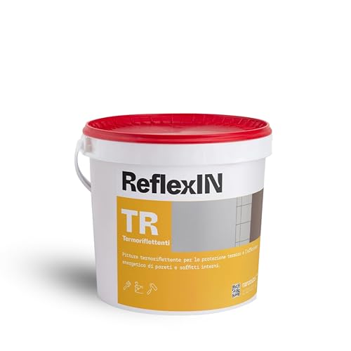 Nanocubo Reflex in 5 l Wärmereflektierende Farbe für den thermischen Schutz und die Energieeffizienz von Innenwänden und Decken, reduziert Wärmeverlust, Nanotechnologie für das Bauwesen Nanocubo Reflex in 5 l Wärmereflektierende Farbe für den thermischen Schutz und die Energieeffizienz von Innenwänden und Decken, reduziert Wärmeverlust, Nanotechnologie für das Bauwesen von Nanocubo