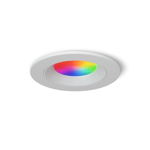 Nanoleaf Matter Essentials Glühbirne, Smarte RGBW Einbaustrahler LED Lampe - Matter über Thread, Bluetooth 16 Mio. Farben LED Lampe, Bildschirm Sync, Funktioniert mit Alexa Google Home Apple, Deko von Nanoleaf