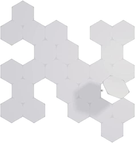Nanoleaf Shapes Hexagon Erweiterungspack, 25 zusätzliche LED Panels - Smarte Modulare RGBW WLAN 16 Mio. Farben Wandleuchte Innen, Musik & Bildschirm Sync, Funktioniert mit Alexa, Deko & Gaming von Nanoleaf