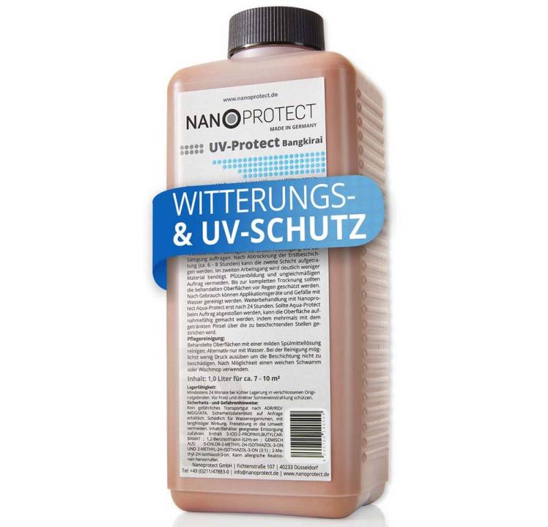Nanoprotect Holzöl UV-Protect Bangkirai (braun) von Nanoprotect