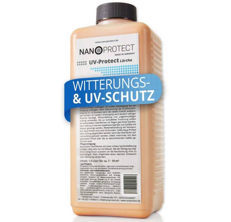 Nanoprotect Holzöl UV-Protect Lärche (orange) von Nanoprotect
